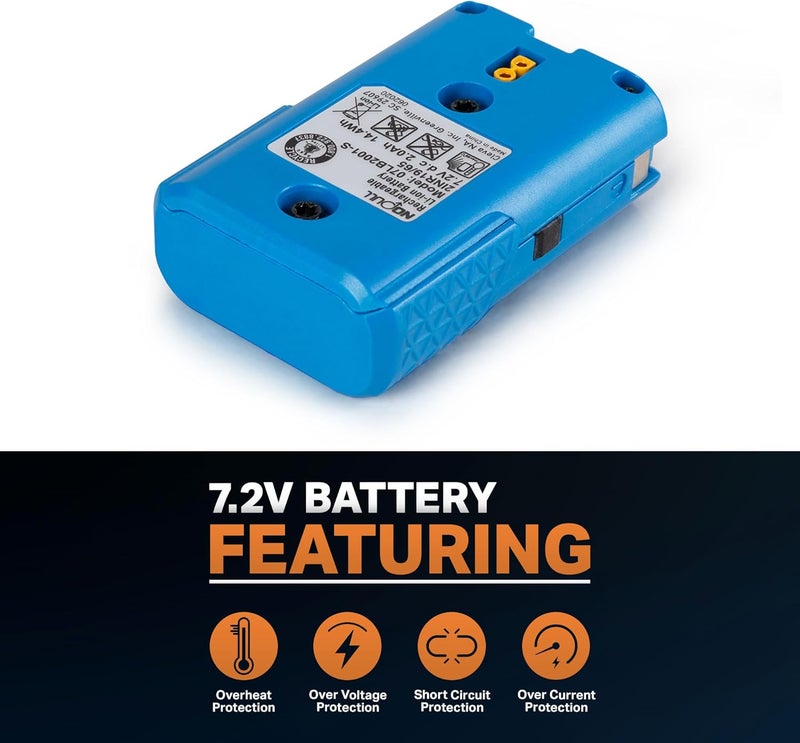 LawnMaster 07LB2001-S 7.2V MAX 2.0Ah Battery - Image 4